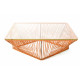 Grande table basse rectangle Orange  Grande table basse rectangle Orange