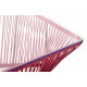 Détail Table basse Acapulco Bordeaux   Détail Table basse Acapulco Bordeaux