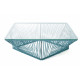 Grande Table basse design Bleu Canard Grande Table basse design Bleu Canard