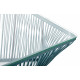 Détail Grande Table basse Rectangle Bleu Canard  Détail Grande Table basse Rectangle Bleu Canard