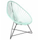Fauteuil Acapulco Structure noire Fauteuil Acapulco Structure noire