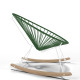 White Acapulco wood rocker chair