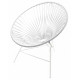  fauteuil Structure Blanche Huatulco Blanc 