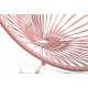 fauteuil Acapulco Structure Blanche Enfant Rose Poudré  fauteuil Acapulco Structure Blanche Enfant Rose Poudré
