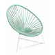 White Green Kids Acapulco White Frame chair