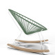 White Acapulco wood rocker chair