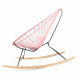 Pastel Pink Acapulco rocking chair
