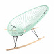 White Green Acapulco Rocking Chair