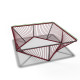 Detail red outdoor Table