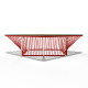  Détail table basse carré rouge