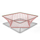 Detail red outdoor Table
