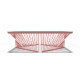  Détail table basse carré rouge
