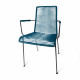  Chaise avec accoudoir Bleu Ocean 