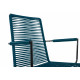 Ocean Blue  Dining armrest wire chair  Ocean Blue  Dining armrest wire chair