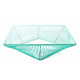 Très grande table basse design Verte Turquoise  Très grande table basse design Verte Turquoise