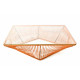 orange design extra large coffee table