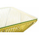 Très grande table design veracruz Jaune Moutarde  Très grande table design veracruz Jaune Moutarde