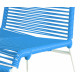 détail structure blanche Chaise Bleu   détail structure blanche Chaise Bleu
