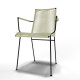 White Dining armrest chair White Dining armrest chair
