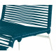 détail structure blanche Chaise bleu canard  détail structure blanche Chaise bleu canard