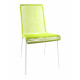 silla estructura blanca de comedor Verde silla estructura blanca de comedor Verde