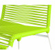 détail structure blanche Chaise Verte Anis   détail structure blanche Chaise Verte Anis