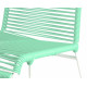 détail structure blanche Chaise vert ral 6019  détail structure blanche Chaise vert ral 6019