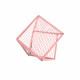 Détail desserte carrée d'appoint rose quartz  Détail desserte carrée d'appoint rose quartz