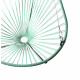Details of mint green Acapulco hanging chair