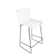 White kitchen stool