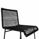  Assise chaise haute de cuisine Noir 