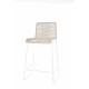 White kitchen stool