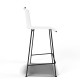 White kitchen stool
