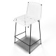  Tabouret de cuisine Blanc 