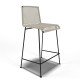  Tabouret de cuisine Blanc 