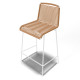  Tabouret de cuisine Blanc 