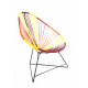 Fauteuil Acapulco Structure noire Fauteuil Acapulco Structure noire