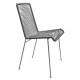 chaise scoubidou Noir   chaise scoubidou Noir