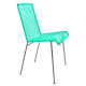 chaise scoubidou Vert Turquoise   chaise scoubidou Vert Turquoise