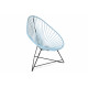 Fauteuil Acapulco Structure noire Fauteuil Acapulco Structure noire