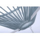 Fauteuil Acapulco Structure noire Fauteuil Acapulco Structure noire
