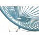 Silla Acapulco para ninos Fiordo Azul estructura Blanca
