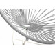 fauteuil acapulco enfant Gris Silex structure Blanche  fauteuil acapulco enfant Gris Silex structure Blanche