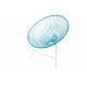 Fjord Blue Huatulco chair White frame