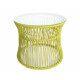 Mustard Table ITA White frame