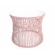 Table ITA Pastel Coral estructura Blanca Table ITA Pastel Coral estructura Blanca