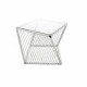 Table d'appoint carrée Gris Silex  Table d'appoint carrée Gris Silex