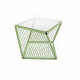 Table d'appoint carrée Vert Olive  Table d'appoint carrée Vert Olive