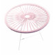Pastel Rosa design Couchtisch