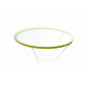 Lemon Yellow Round Large coffee table